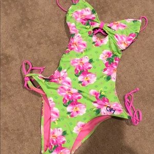 Gilly Hicks floral monokini. NWOT.